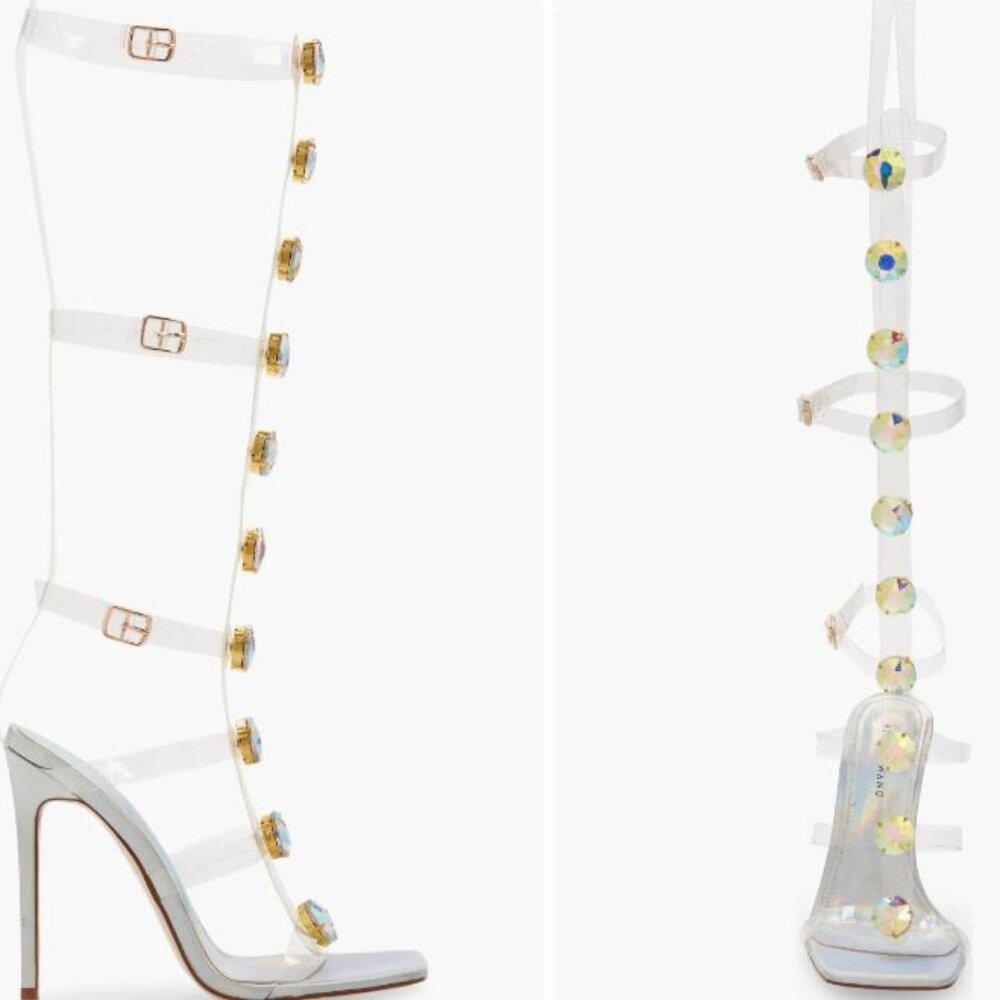 Esme Strappy Cage Sandal - Picture 2 of 3